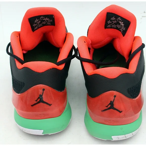 NIKE Jordan Men's CP3.VIII Basketball Shoe Black/Green/orange 684855-035 size 13 - Picture 10 of 11